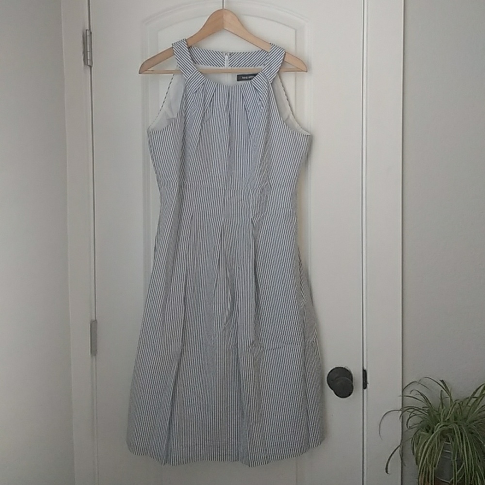 Nine West seersucker dress size 10